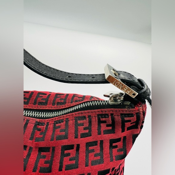 Fendi Zucchino Baguette Top Handle Bag - Picture 3 of 10